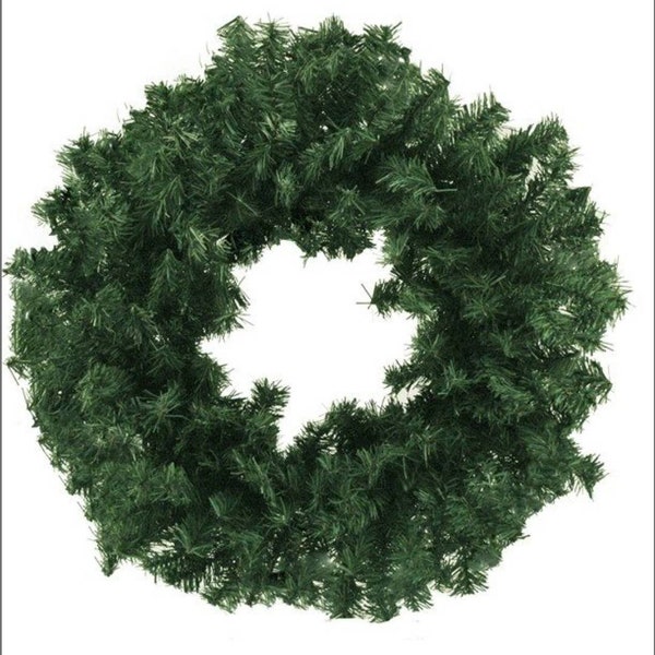 20 inch Canadian pine, Evergreen wreath, wreath supplies, 180 tips, home decor, frontdoor, AC Inspired Wreaths