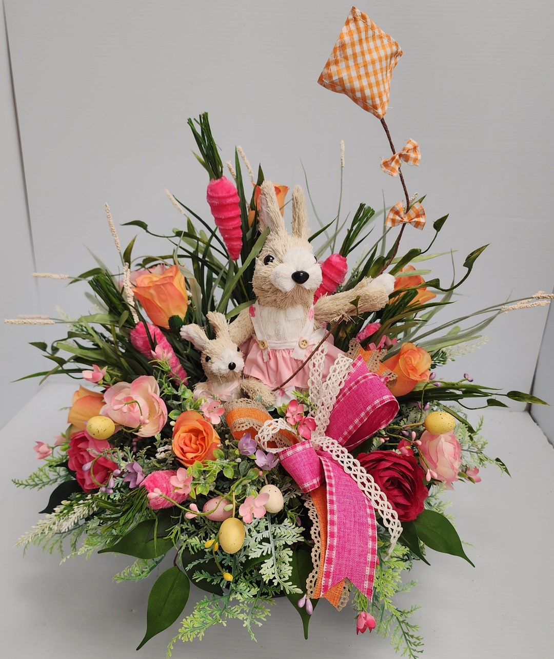 easter-decor-spring-decor-bunny-centerpiece-easter-centerpiece