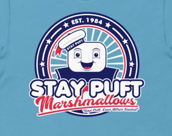 Graphic tee | Stay Puft Marshmallows logo (Custom Design): Inspired by Ghostbusters