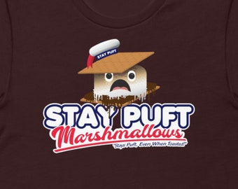 Graphic tee | Stay Puft Marshmallows 'S'mores' logo (Custom Design): Inspired by Ghostbusters