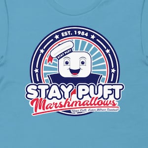 Graphic tee | Stay Puft Marshmallows logo (Custom Design): Inspired by Ghostbusters