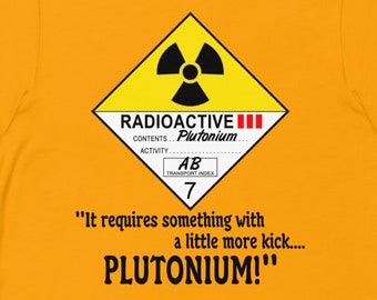 Graphic tee | 'Plutonium!' (Custom Design): Inspired by Back to the Future