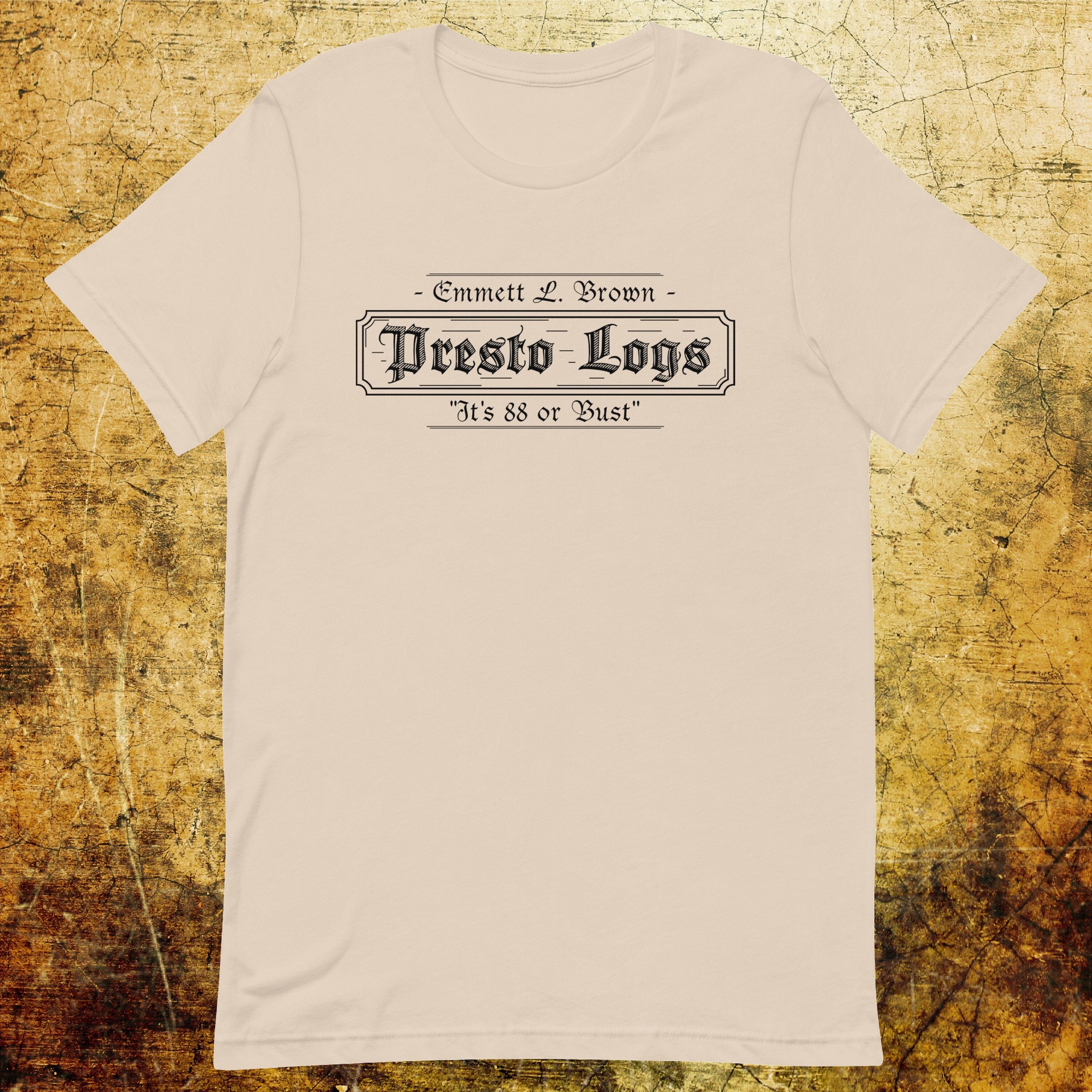Graphic Tee Emmet Brown 'presto Logs 
