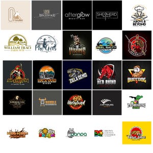 I will Create Professional Logo Design For Your Business | Initial Logo | 3d Hand drawn logo I 3D cartoon Logo