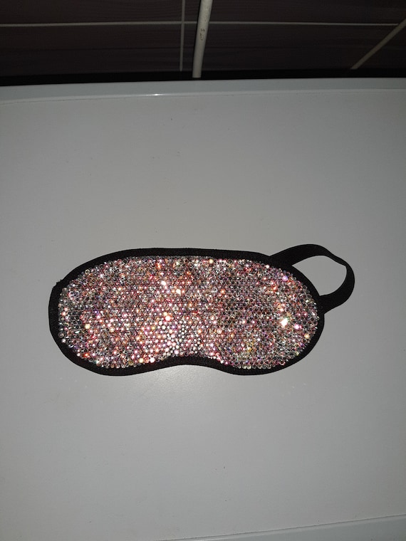 Crystal Sleep Mask Diamond Eye Sleep Mask Rhinestone Sleep Etsy