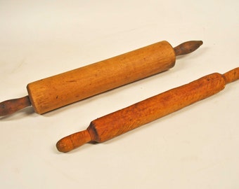 Antique Rolling Pin,   Lot Of 2, Kitchen Baker Tool