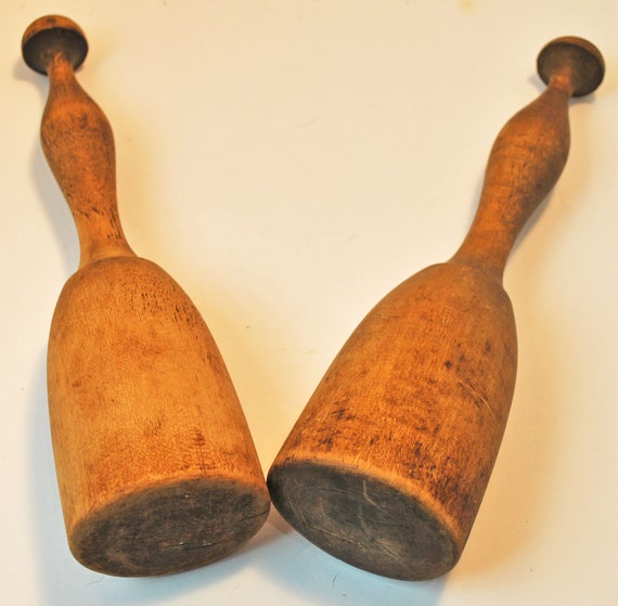 Home & Living Carved Wooden Masher, Antique Masher Wooden Kitchen
