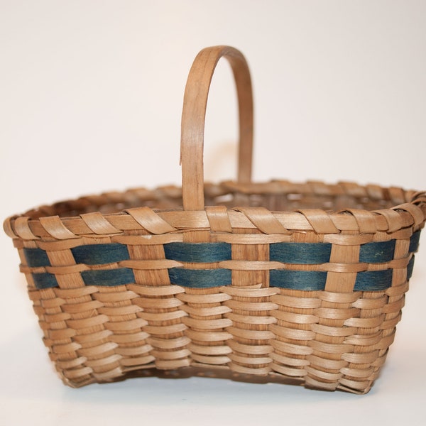 Miniature Antique Splint Basket Etsy