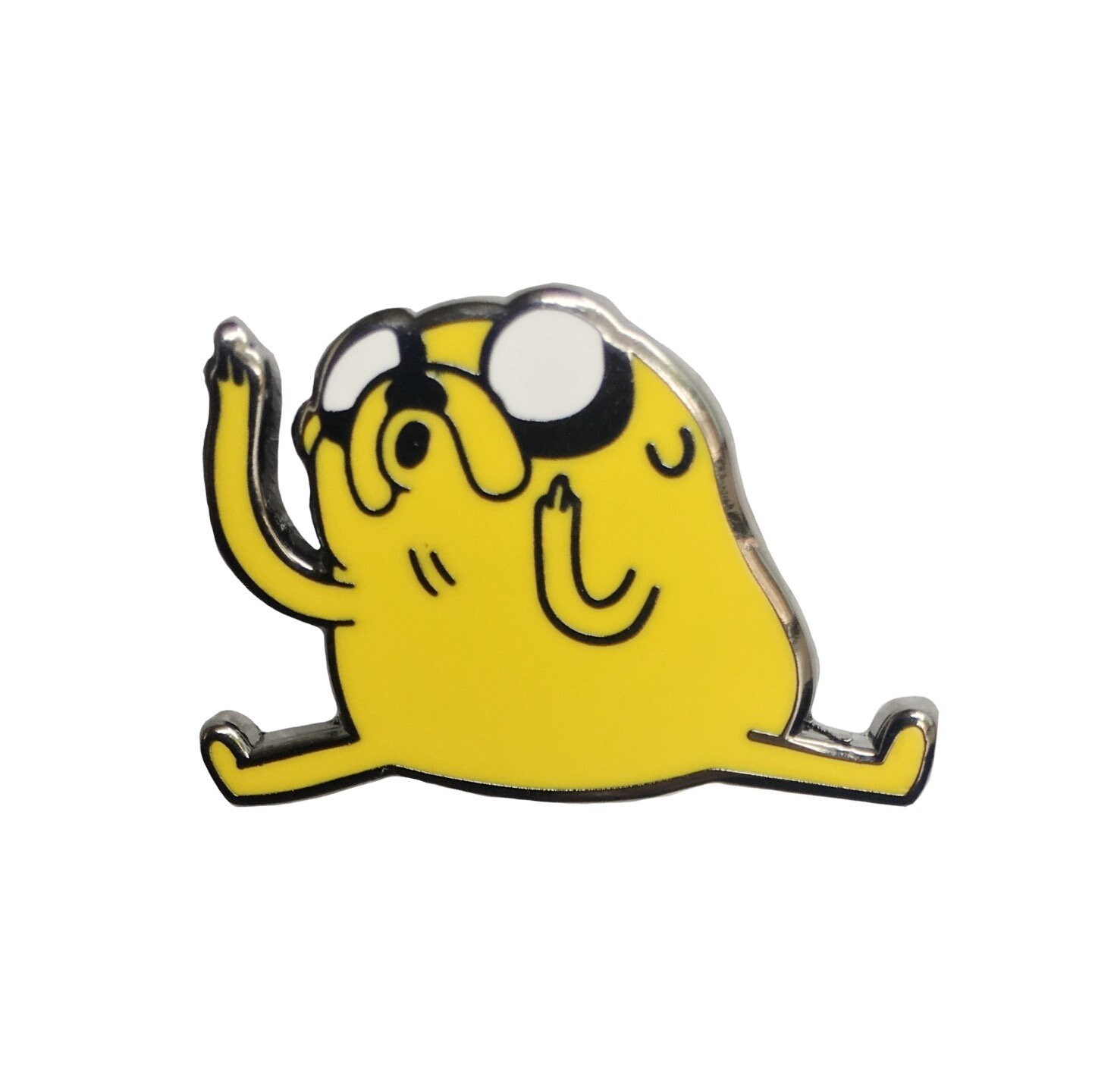 Middle Finger Up Jake Enamel Pin