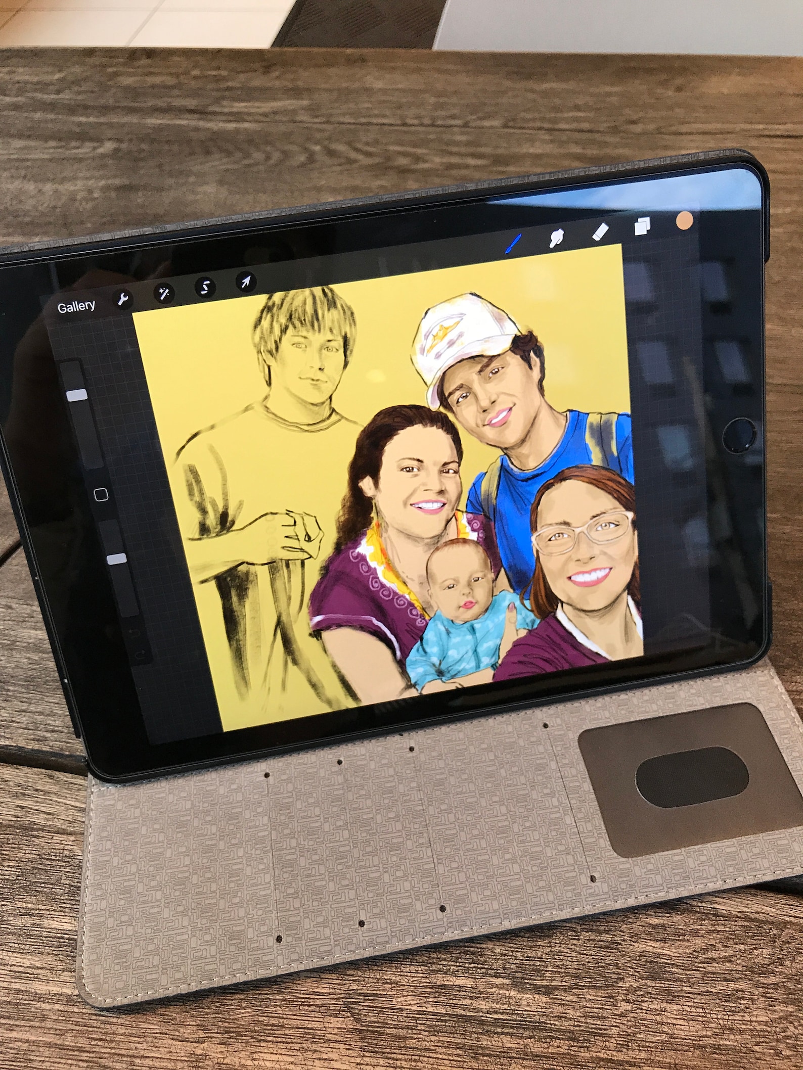 Custom Digital Family Portrait | Etsy