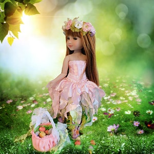 FrouFrou Petal Fairy Ensemble for Ruby Red Fashion Friends RRFF Handmade image 3