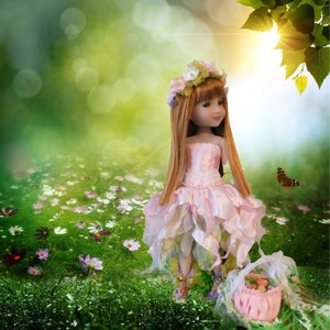 FrouFrou Petal Fairy Ensemble for Ruby Red Fashion Friends RRFF Handmade image 5