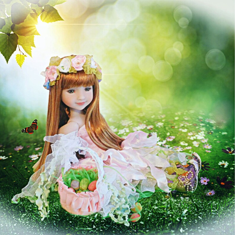 FrouFrou Petal Fairy Ensemble for Ruby Red Fashion Friends RRFF Handmade image 8