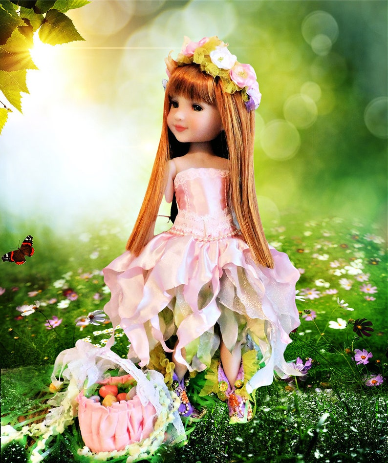 FrouFrou Petal Fairy Ensemble for Ruby Red Fashion Friends RRFF Handmade image 6