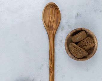Olive Wood Spatula For Cooking  and Baking | Handcrafted Wooden Kitchen Utensils