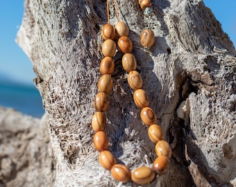 Olive Wood Worry Beads | Handmade Wooden Greek Komboloi