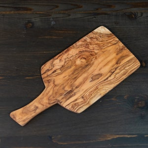 Olive Wood Serving Tray | Handmade Wooden Bread Board