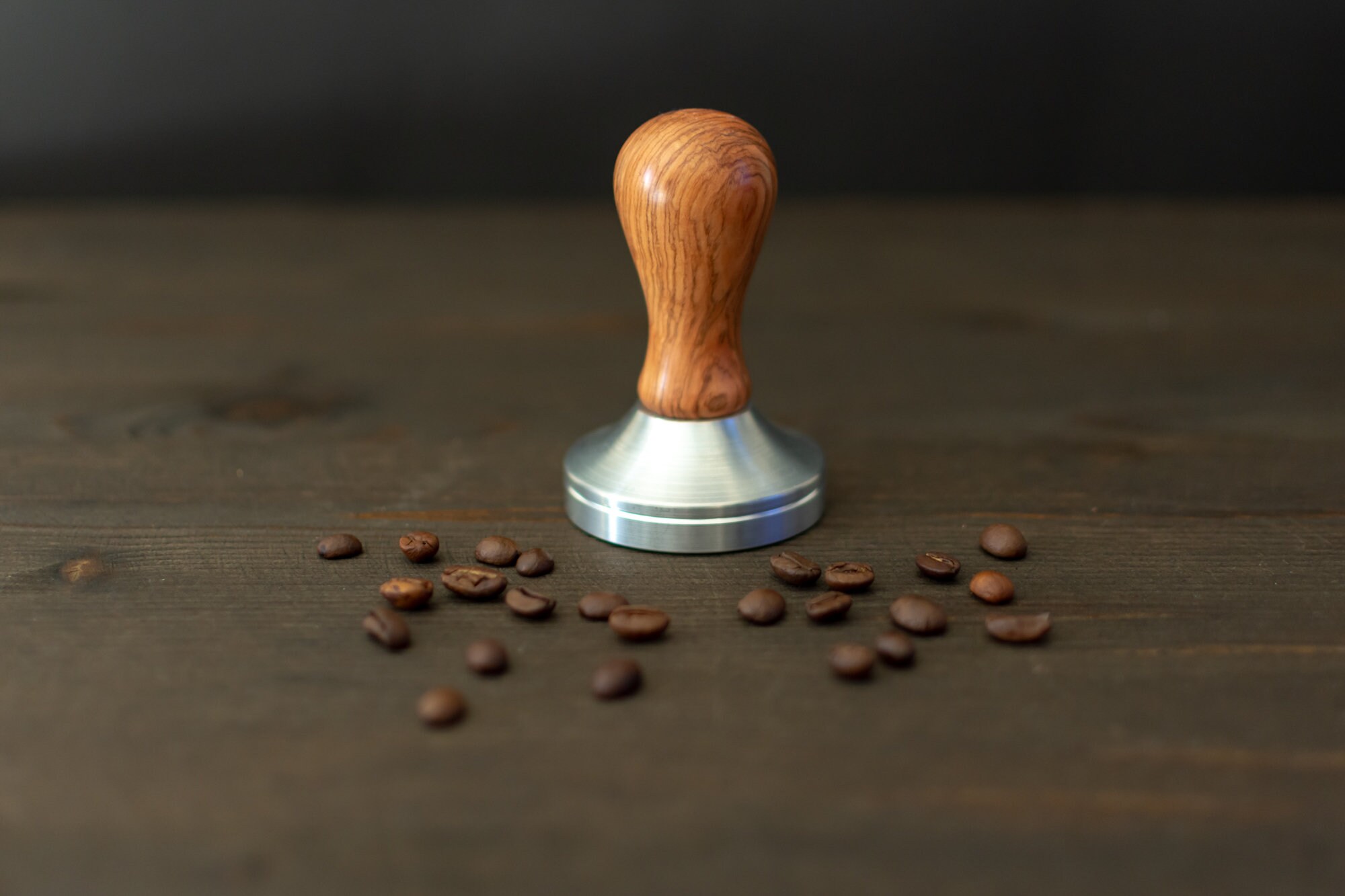 Olive Wood Coffee Tamper Handmade Espresso Tamper Made of Etsy