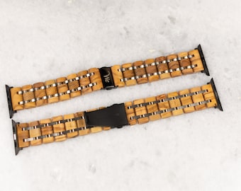 Unique Wooden Watchband for Apple Watch | Wooden Watchbands