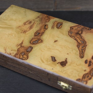 Premium Series Aeging Olivewood Backgammon Game set | Wooden Handmade Greek Tavli Small size | Gifts