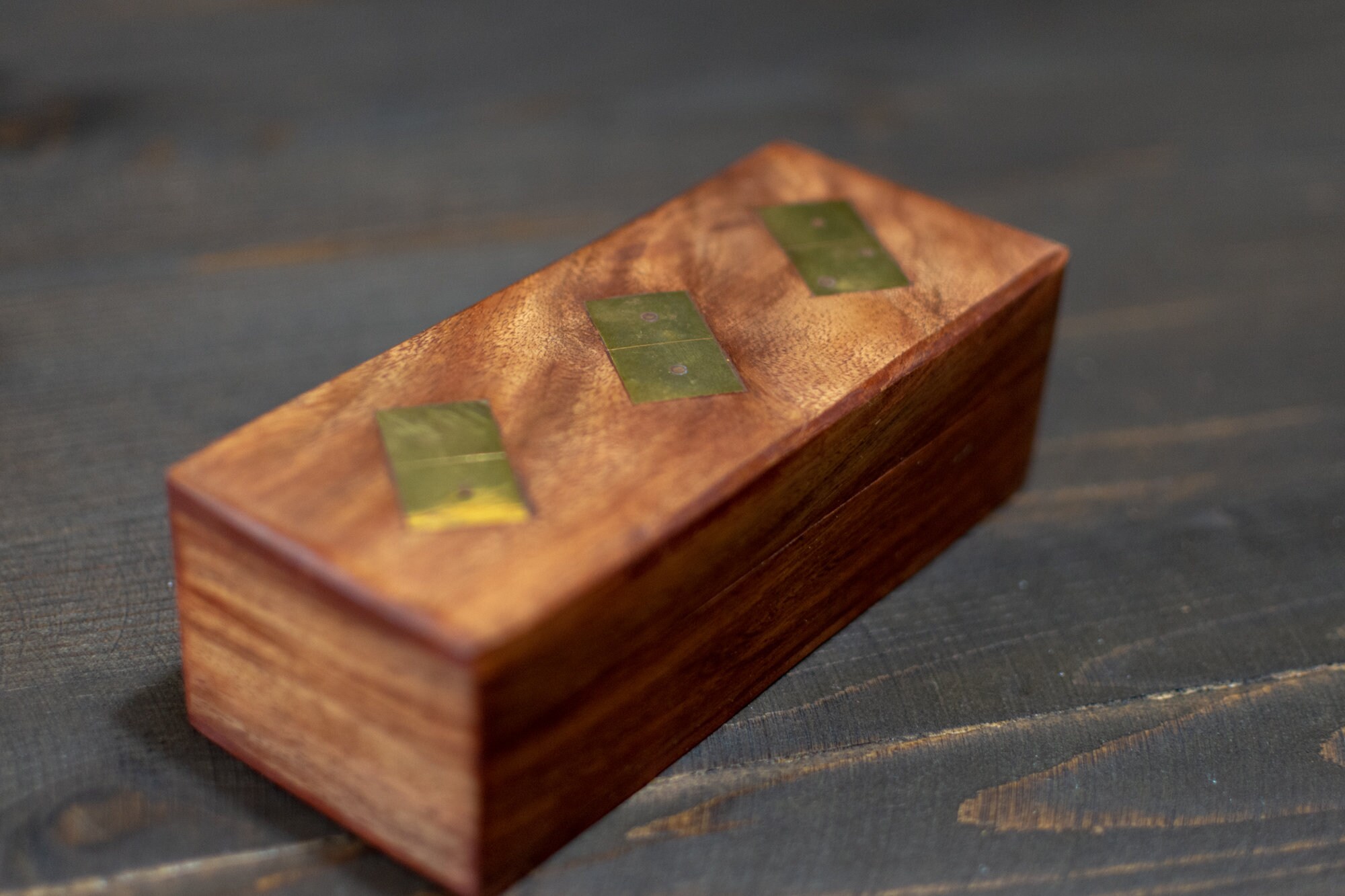 Handmade Wooden Domino Box | Wooden Dominoes - Etsy