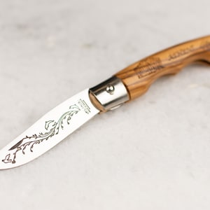 Elegant Olive Wood Knife | Greek Knife | Athens Gift