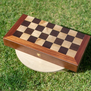Unique Mahagony Backgammon and Chess Board Game Set - Large Size - Gifts