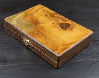 Mini Olive Wood Backgammon Set – Handmade Greek Tavli Travel Game