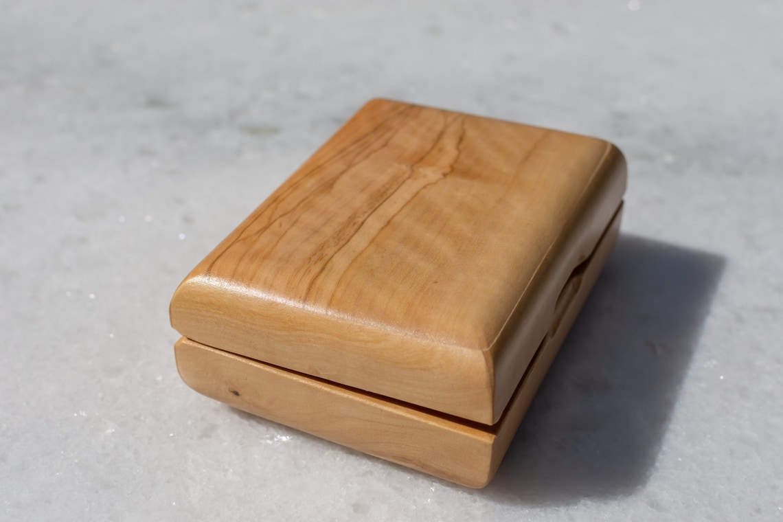 Handmade Olive Wood Box Wooden Jewelry Box Keepsake Box Etsy
