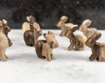 Handmade Wooden Bunny Animal Toy | Wooden Decoratives and Toys