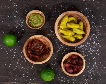 Olive Wood Bowls Set