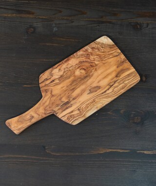 Vassoio Rettangolare In Legno D'Ulivo Fatto A Mano 20 Cm - Elegante E Unico