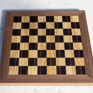 Handmade Wooden Chess Board Game | Walnut Wood-Medium size - Gifts