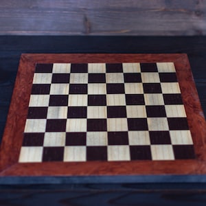Handmade Wooden Chess Board Game | Mahogany Wood | Gifts