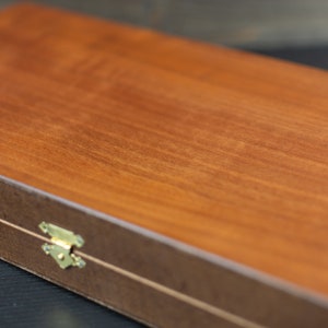 Unique Mahagony Backgammon Board Game Set - Medium Size - Handmade Gifts