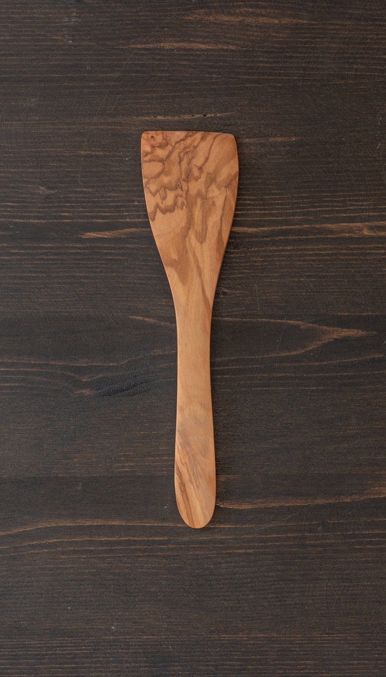 Handmade Kitchen Utensils Olive Wood Cooking Spatula