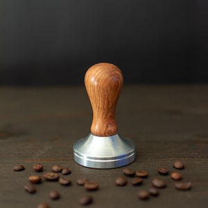 Olive Wood Coffee Tamper | Handmade Espresso Tamper Made of Olive Wood