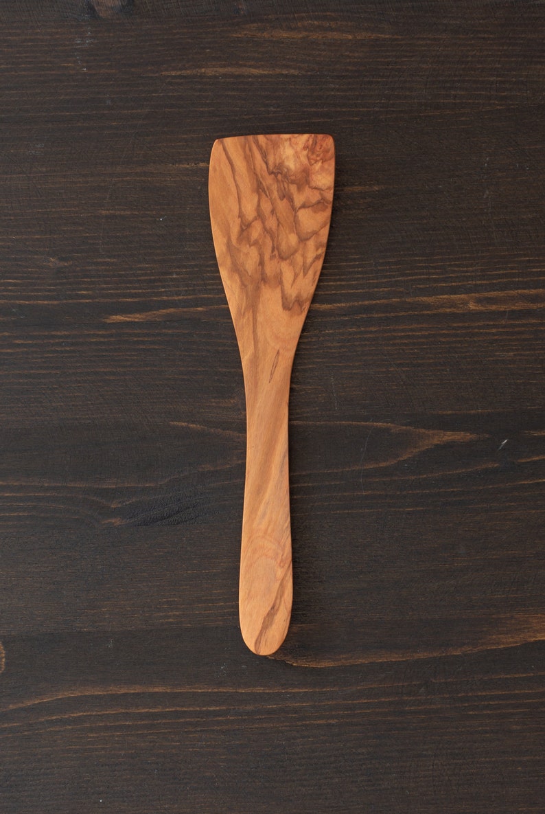 Handmade Kitchen Utensils Olive Wood Cooking Spatula