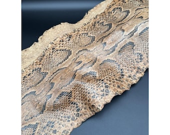 African Rock Python Skin  12'  approx, beautiful condition