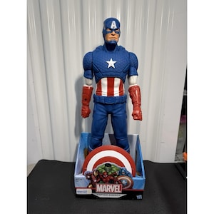 Figurine articulée Hasbro Marvel Avengers Captain America 20 pouces 2015 Exclusivité Walmart image 1