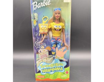 New 2002 SpongeBob SquarePants Barbie #B2993 Very Popular TV Barbie! Super Fun!