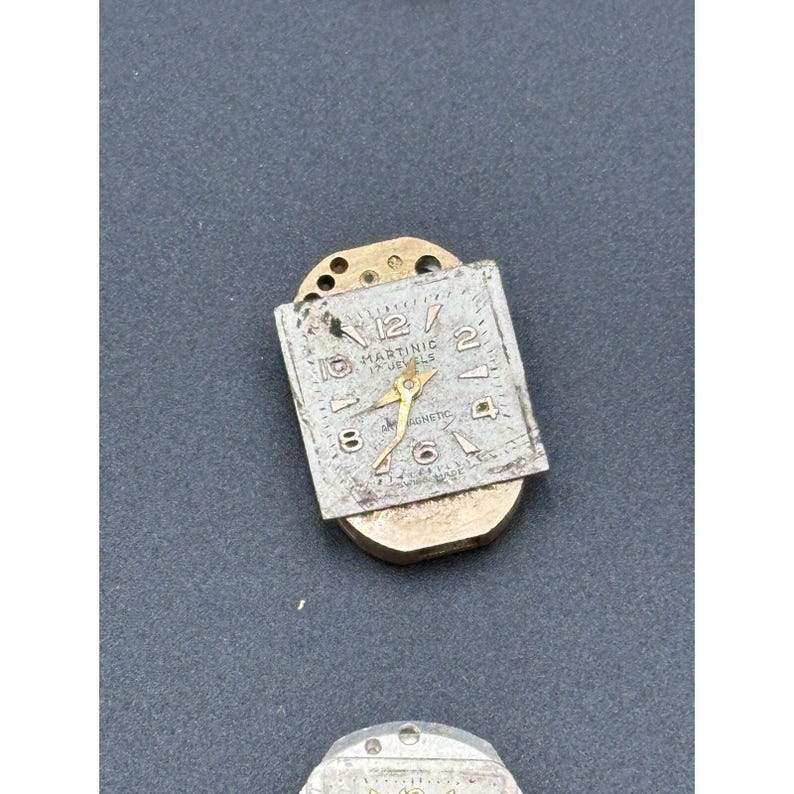 Wrist Watch Movement lot of 25 Elgin Bulova Steampunk Mechanical Swiss image 16