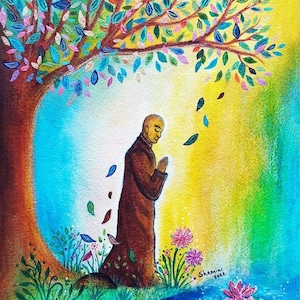 I Will Continue - Thích Nhất Hạnh Painting