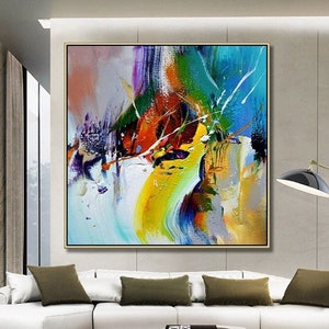 Original large Abstract painting, Hand painted canvas art oil painting, Extra large painting, Home decor wall Art, Modern abstract painting