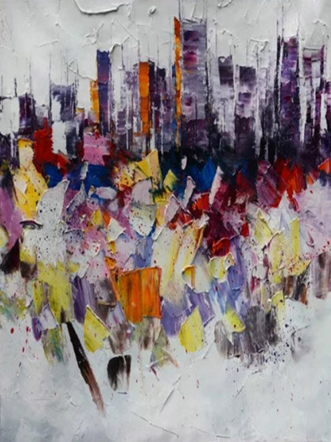 Abstract painting Original painting Hand painted canvas art Etsy