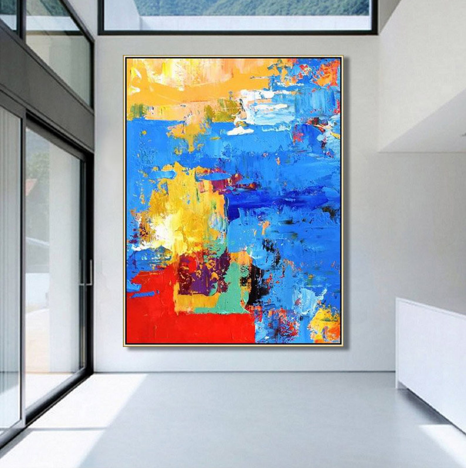 Abstract Painting, Original Painting, Hand Painted Canvas Art, Wall Art