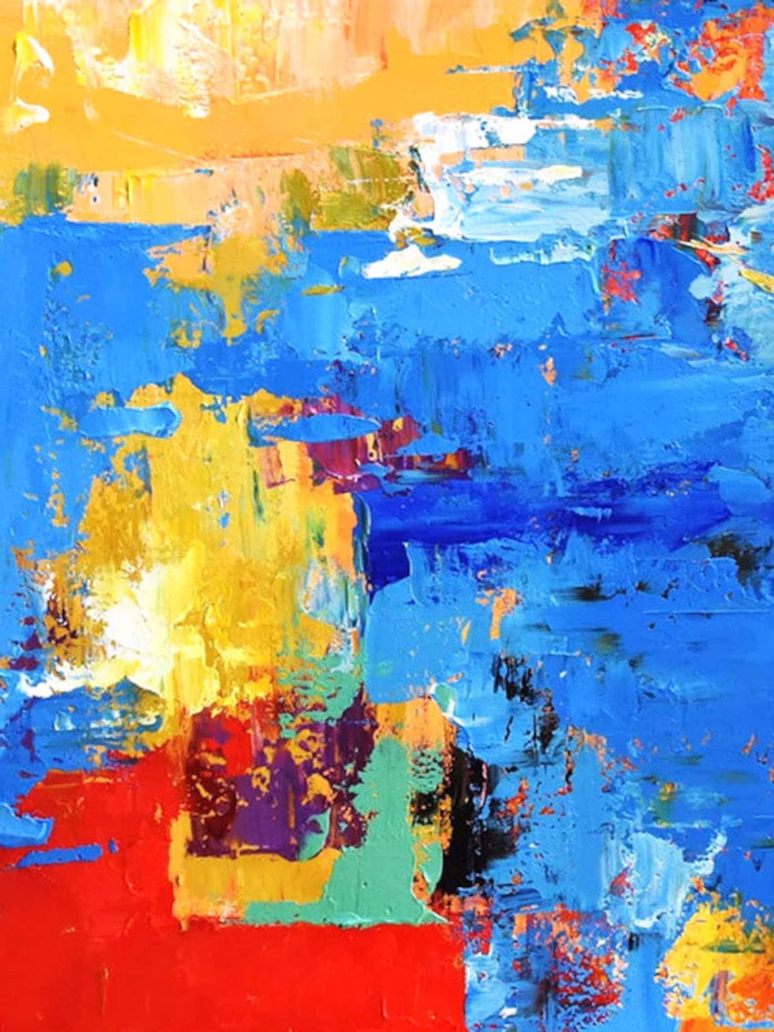 Abstract Painting, Original Painting, Hand Painted Canvas Art, Wall Art