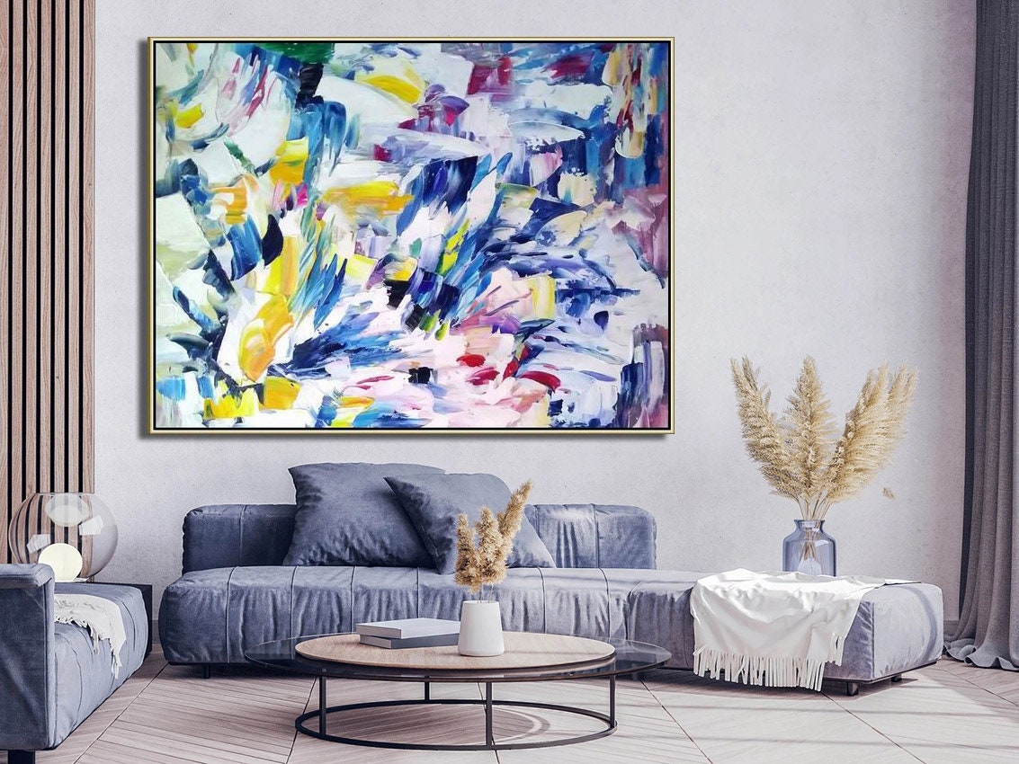 Contemporary Abstract Art, Original Abstract Painting, Hand Painted ...