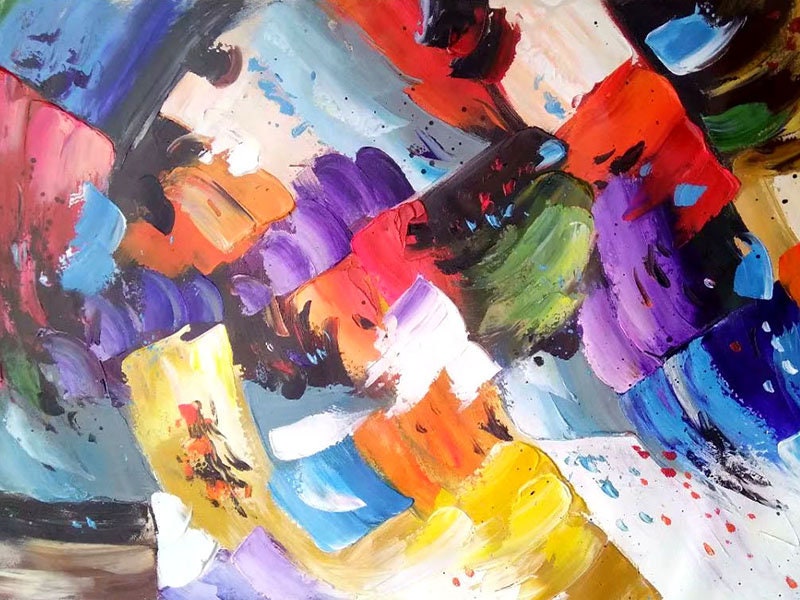 Extra Large Texture Abstract Art, Large Abstract Painting, Hand Painted ...