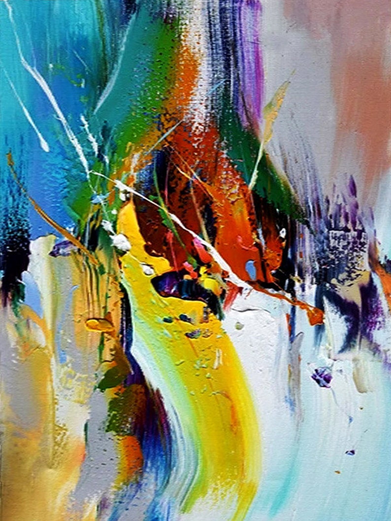 Original Abstract Painting Hand Painted Original Art Large Etsy